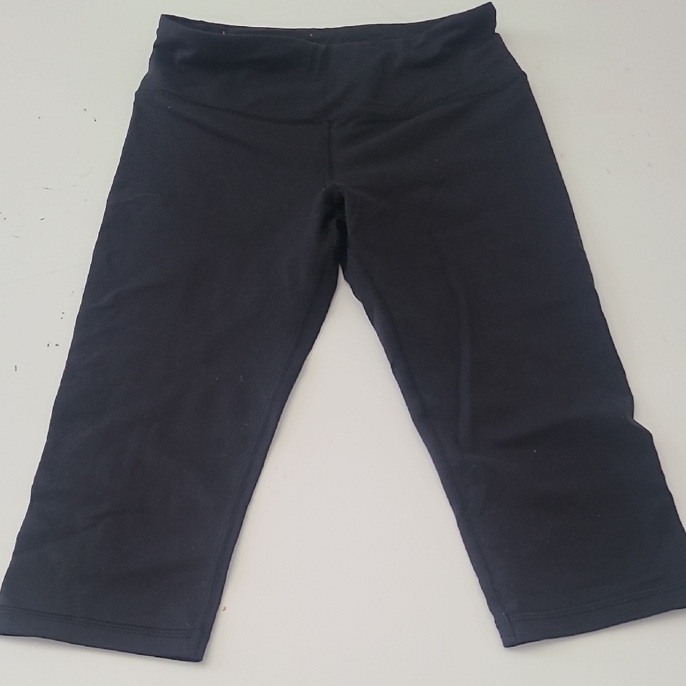Victoria's Secret‎ Women Legging S Black Capri Athletic Stretch Workout Pants